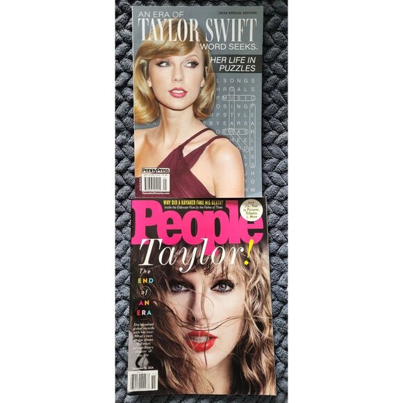 2024 Taylor Swift Special Edition Word Seek Puzzle Book & People Magazine - Picture 1 of 9